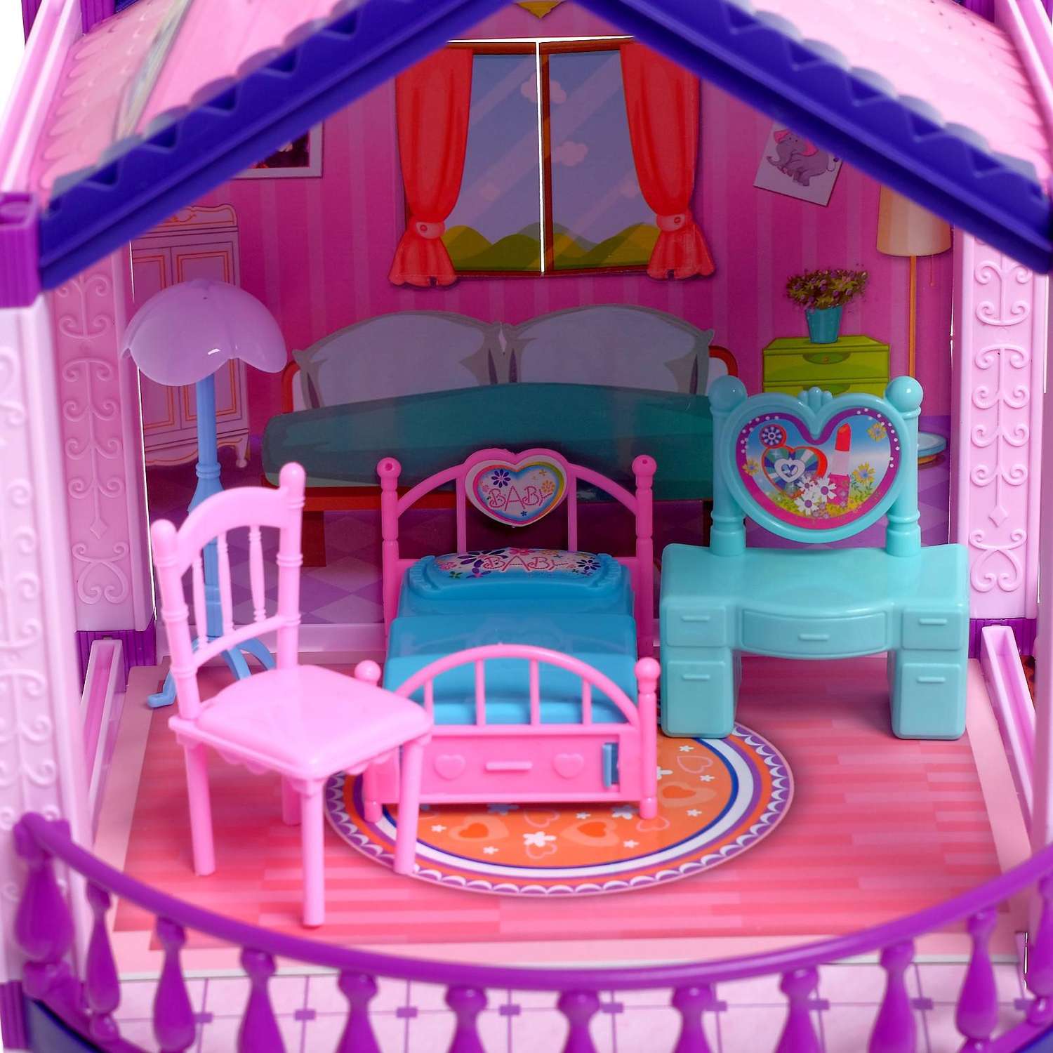 Дом для кукол Sima-Land с аксессуарами 5340702 - фото 3