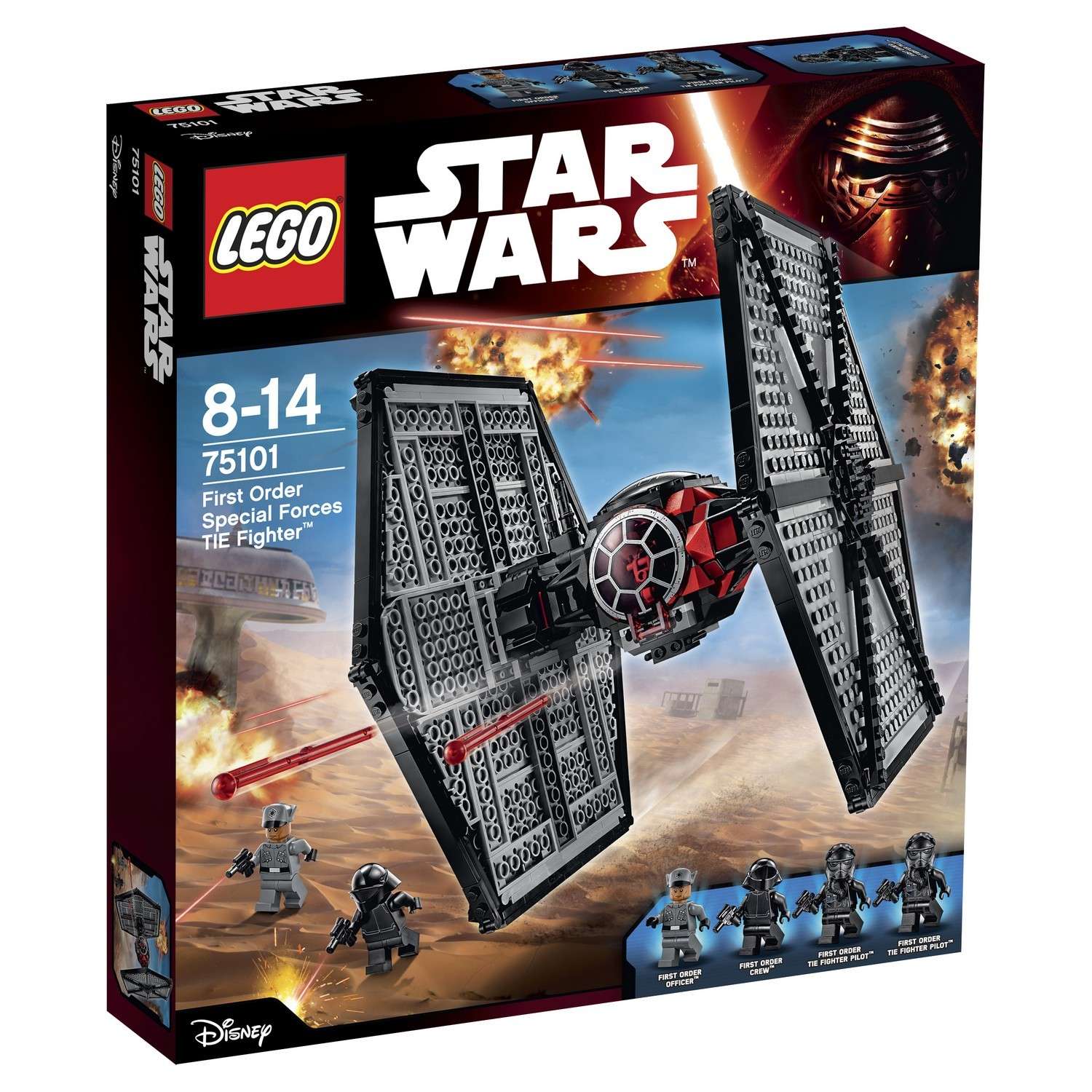 Конструктор LEGO Star Wars TM Истребитель особых войск Первого Ордена (First Order Special Forces TIE fighter™) (75101) - фото 2