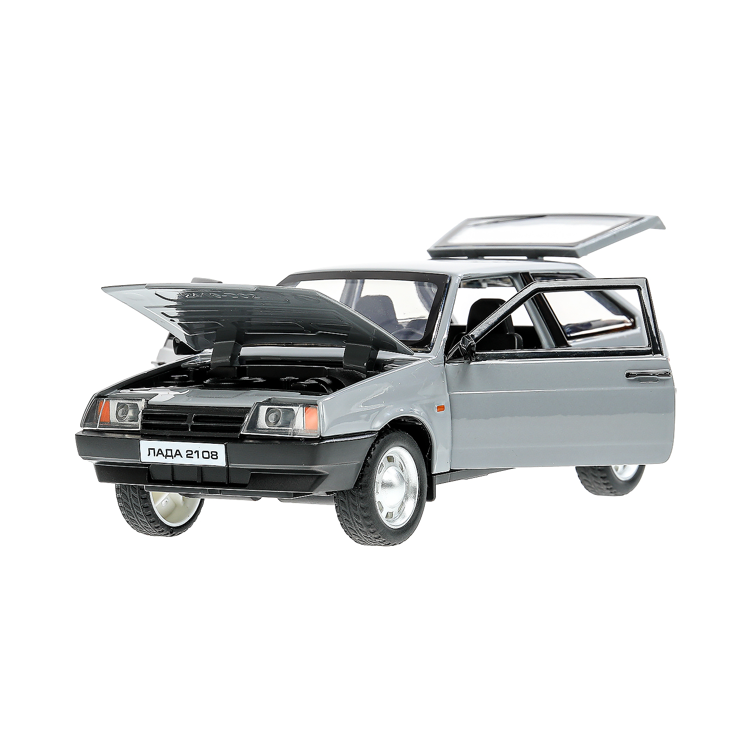 Автомобиль Технопарк LADA 1:24 инерционный белый 385722 - фото 4