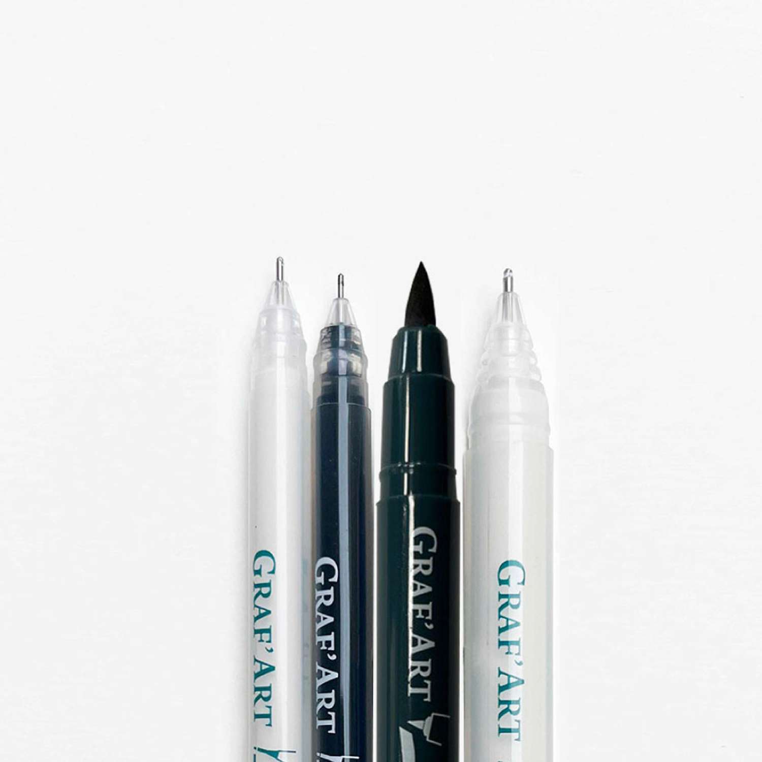 Капиллярные ручки Малевичъ Комплект GrafArt Монохром - фото 3