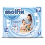 Подгузники Molfix детские 3D Мaxi Plus 9-16 кг 34 шт