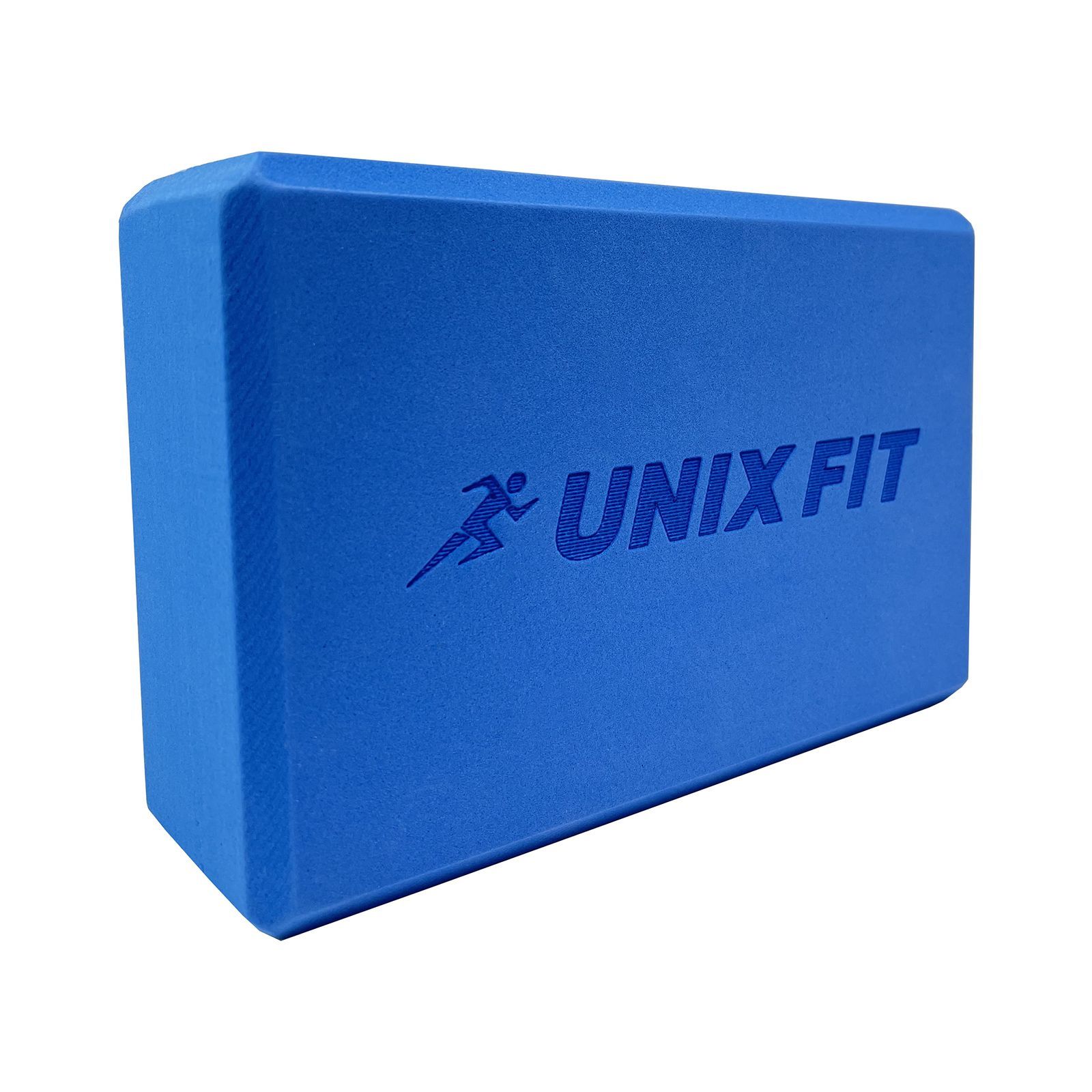 Блок для йоги и фитнеса UNIX Fit голубой, блок для пилатеса и растяжки, 23 х 15 х 7 см, 2 шт. - фото 9