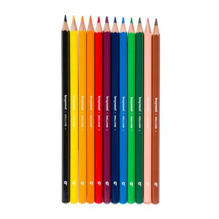 Набор цветных карандашей BRUYNZEEL Kids 12 цветов в картонной упаковке