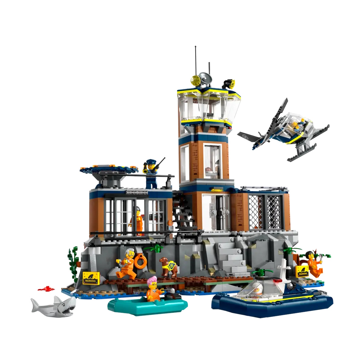 Конструктор LEGO City Остров полицейской тюрьмы 60419 купить по цене 10499  ₽ в интернет-магазине Детский мир