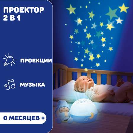 Проектор CHICCO Ночник Первые грезы голубой