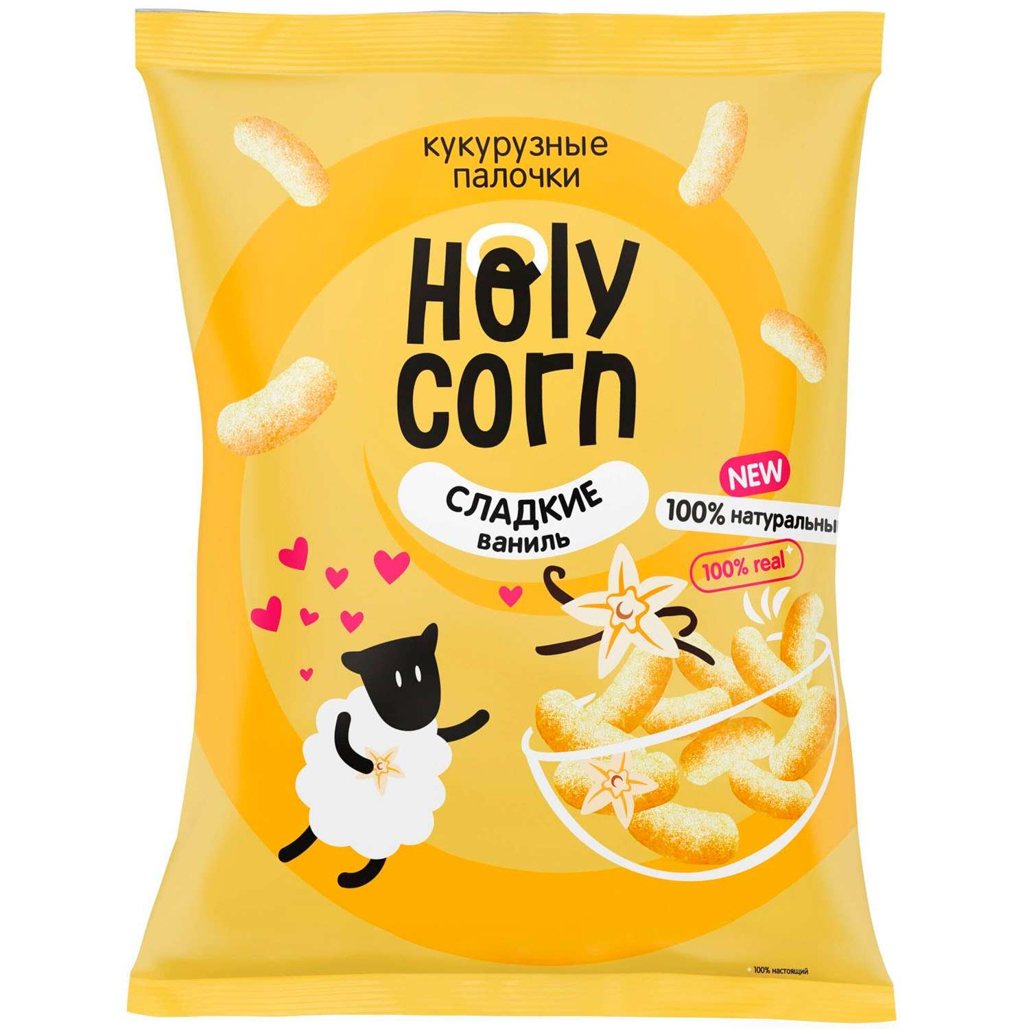 Снеки курузные Holy Corn сладкие 50г - фото 1