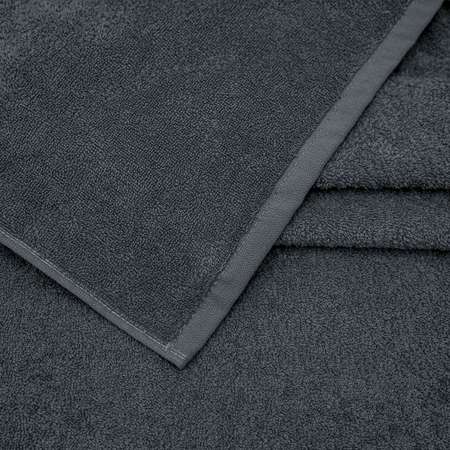 Махровое полотенце Bravo Моно XL 100х150 см серый