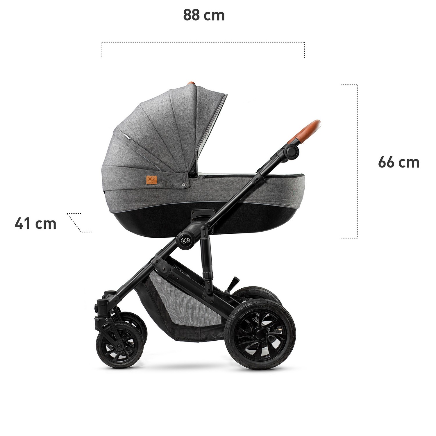 Коляска 3в1 Kinderkraft Prime 2020 Black - фото 11