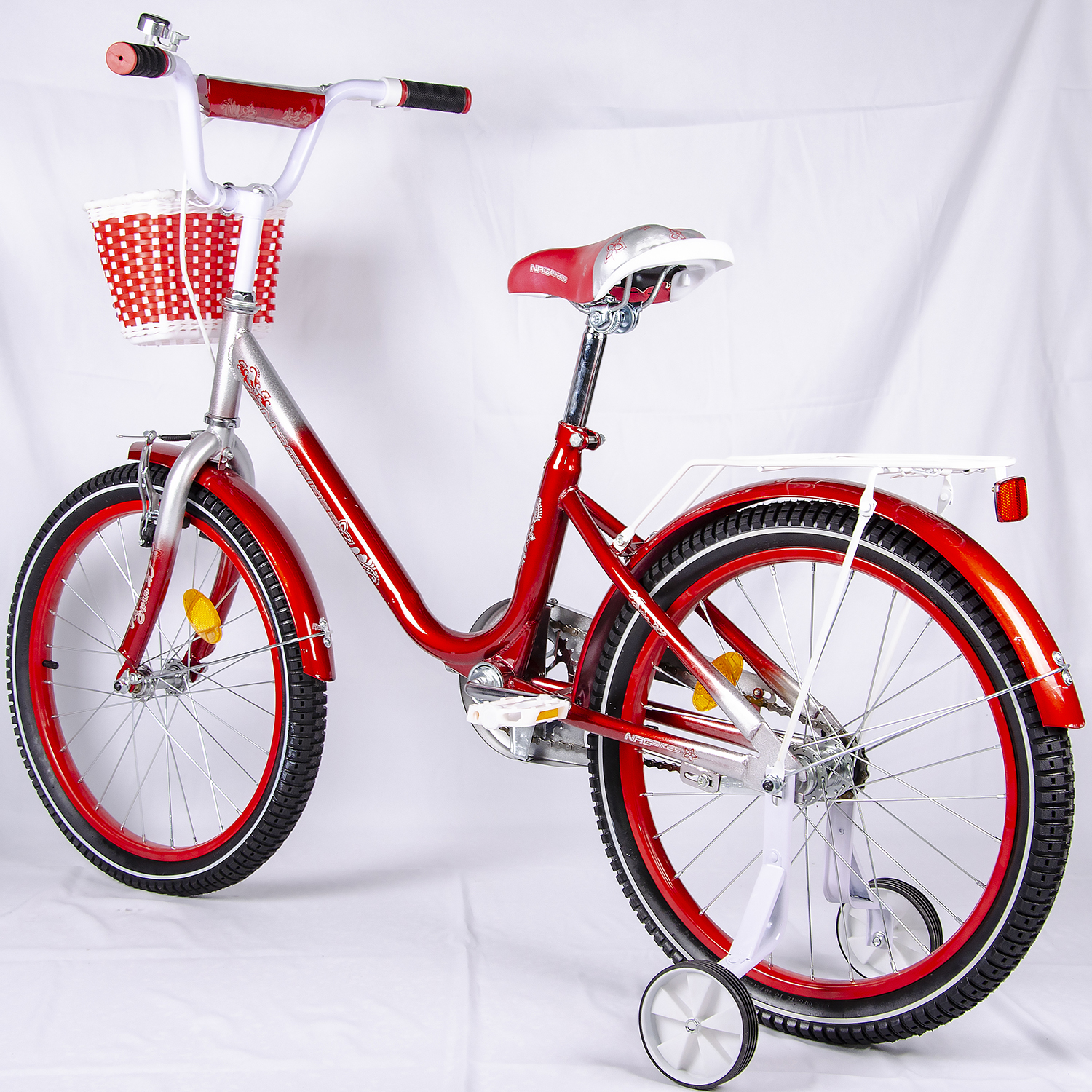 Велосипед NRG BIKES SWAN 20 red-silver - фото 3