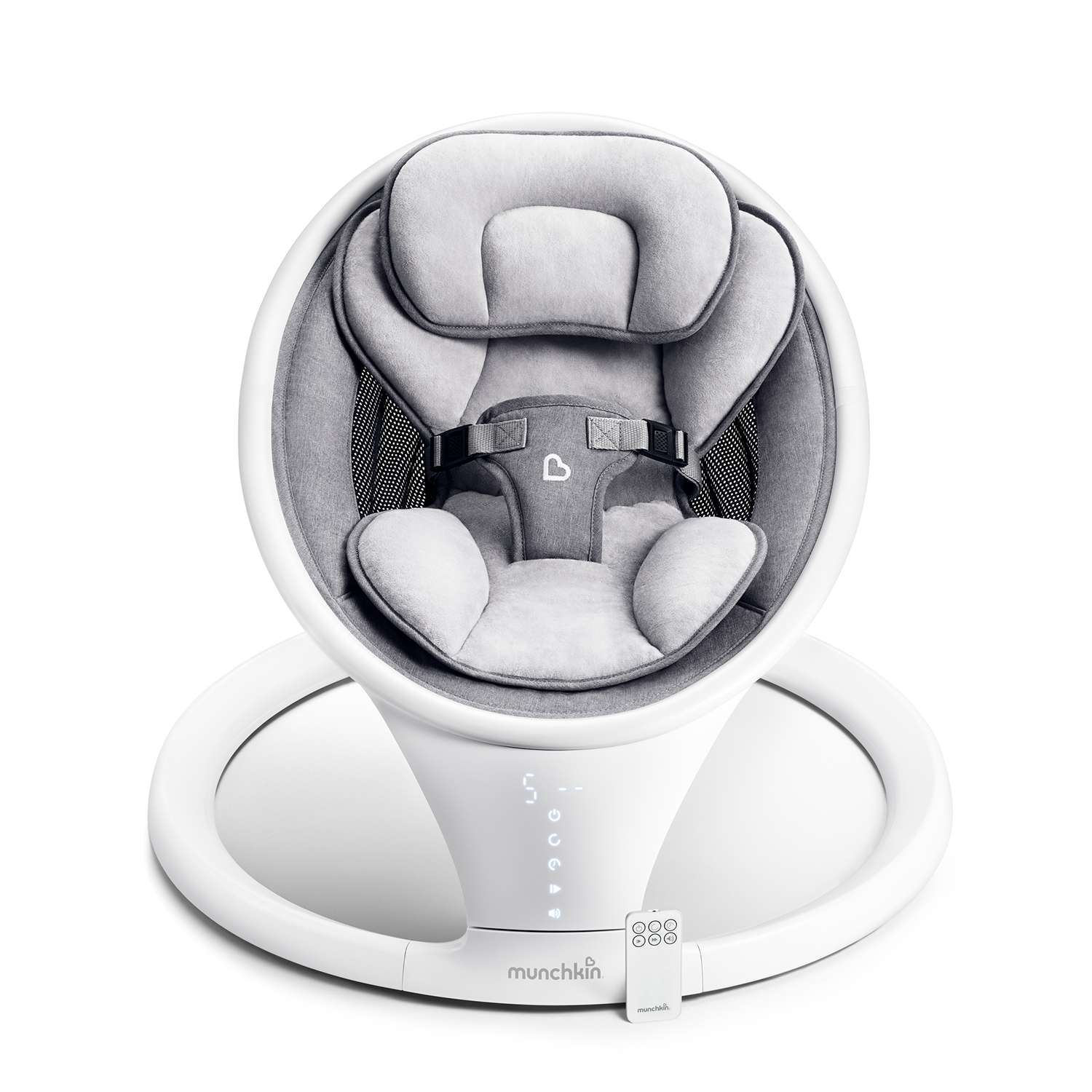 Шезлонг Munchkin ультралегкий для новорожденных Swing с поддержкой Bluetooth - фото 2