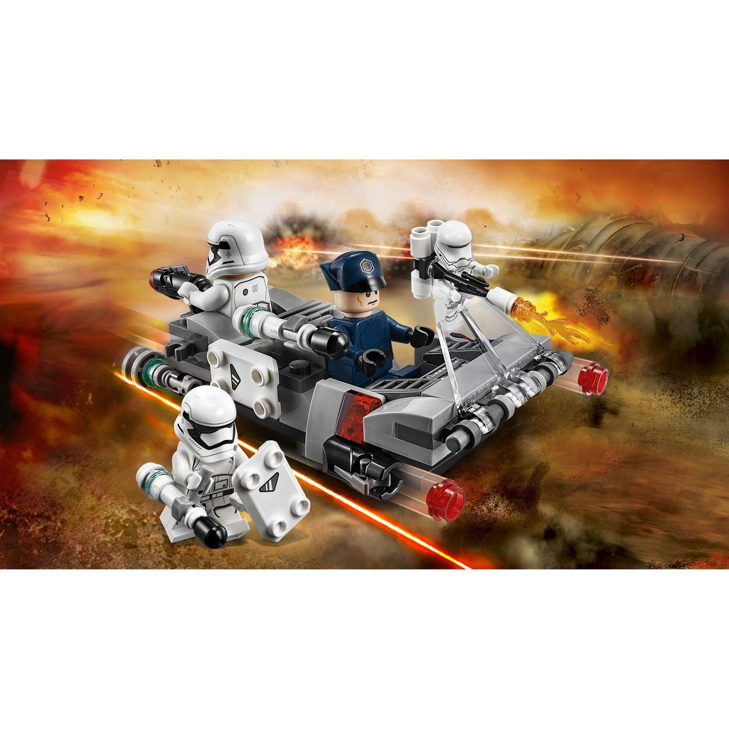Конструктор LEGO Star Wars Спидер Первого ордена блочный - фото 4