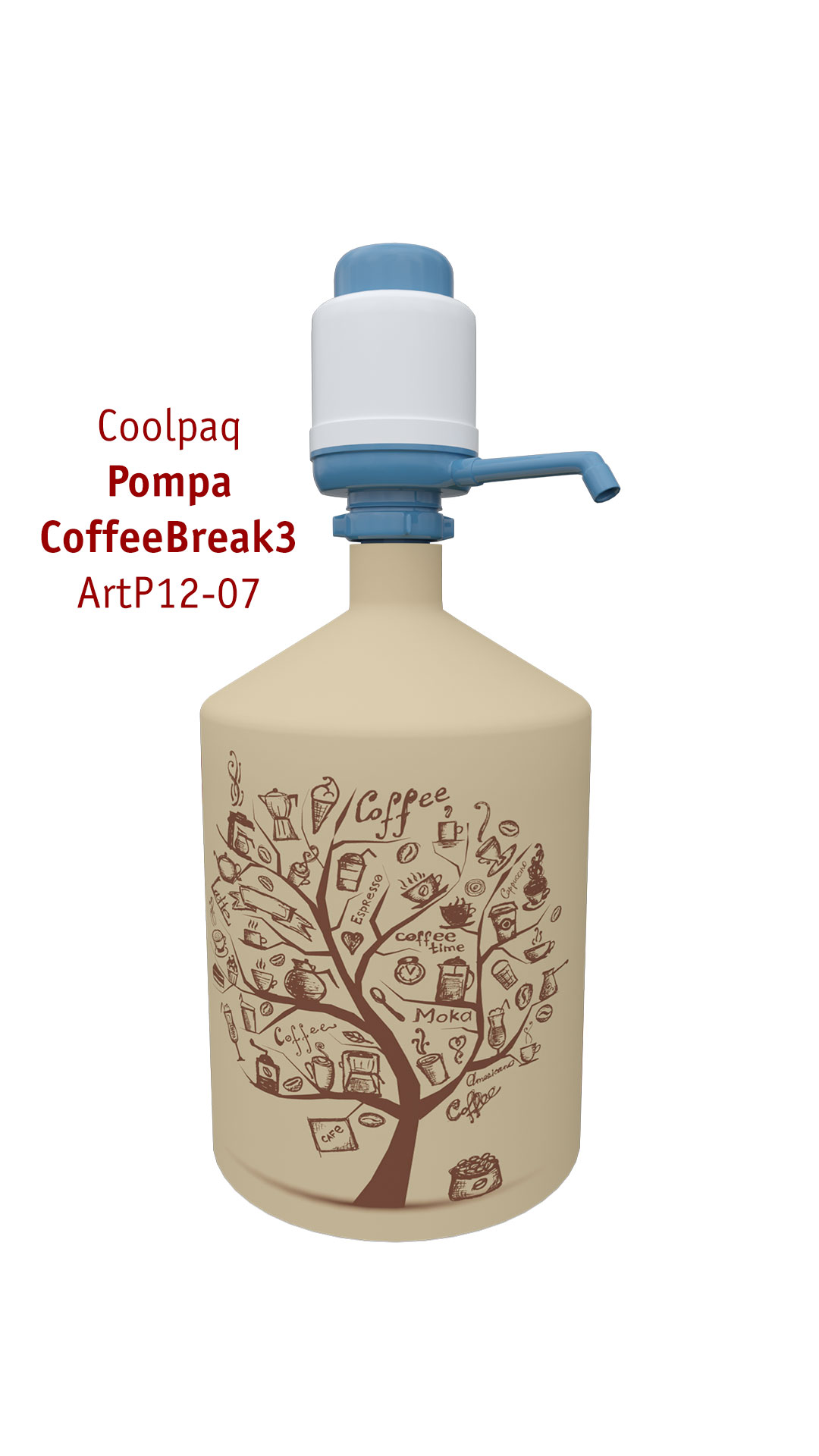 Чехол на бутыль 19л Coolpaq Coffee Tree - фото 2