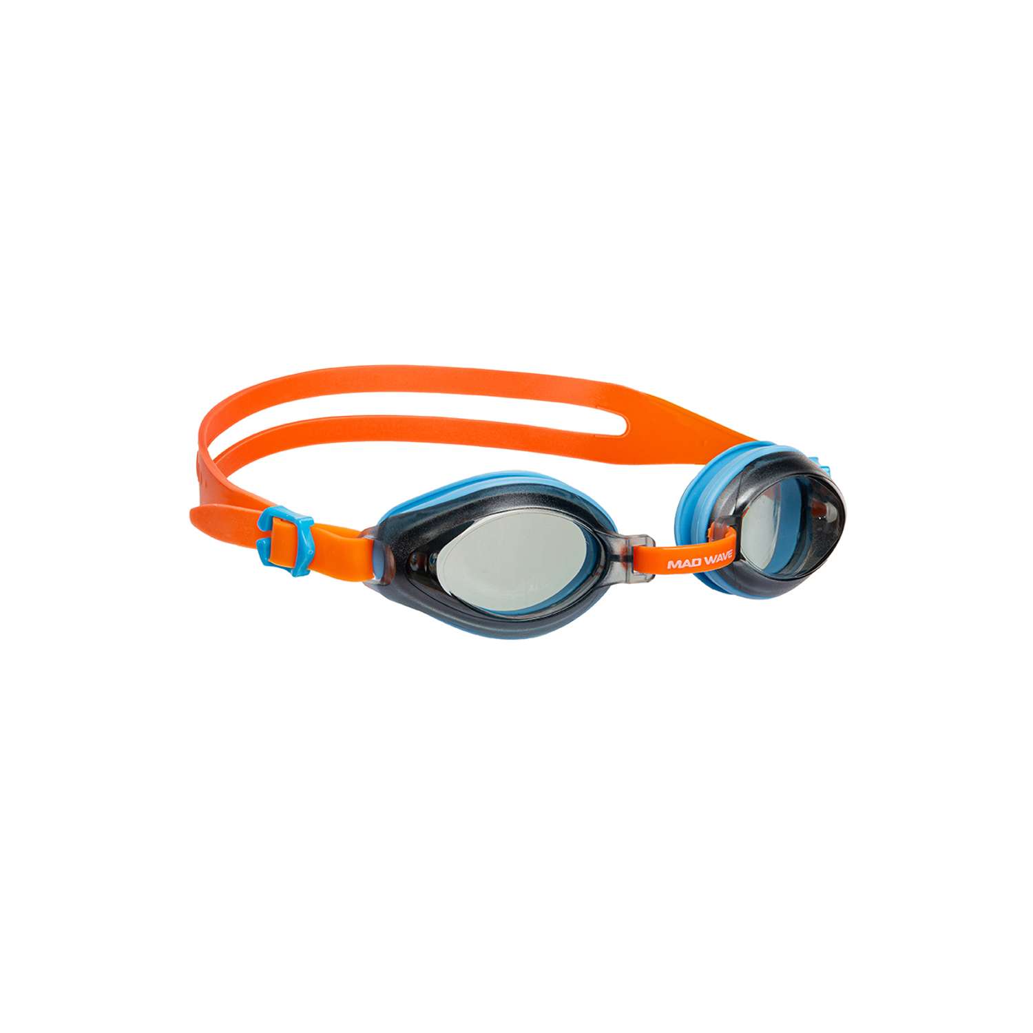 Очки для плавания Mad Wave Aqua M0415 03 0 04W Оранжевый - фото 1