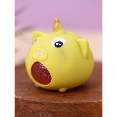 Мялка-антистресс iLikeGift Unicorn squeeze toy yellow