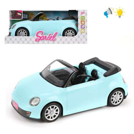 Машинка для куклы Наша Игрушка Кабриолет голубой 44 см со светозвуковыми эффектами
