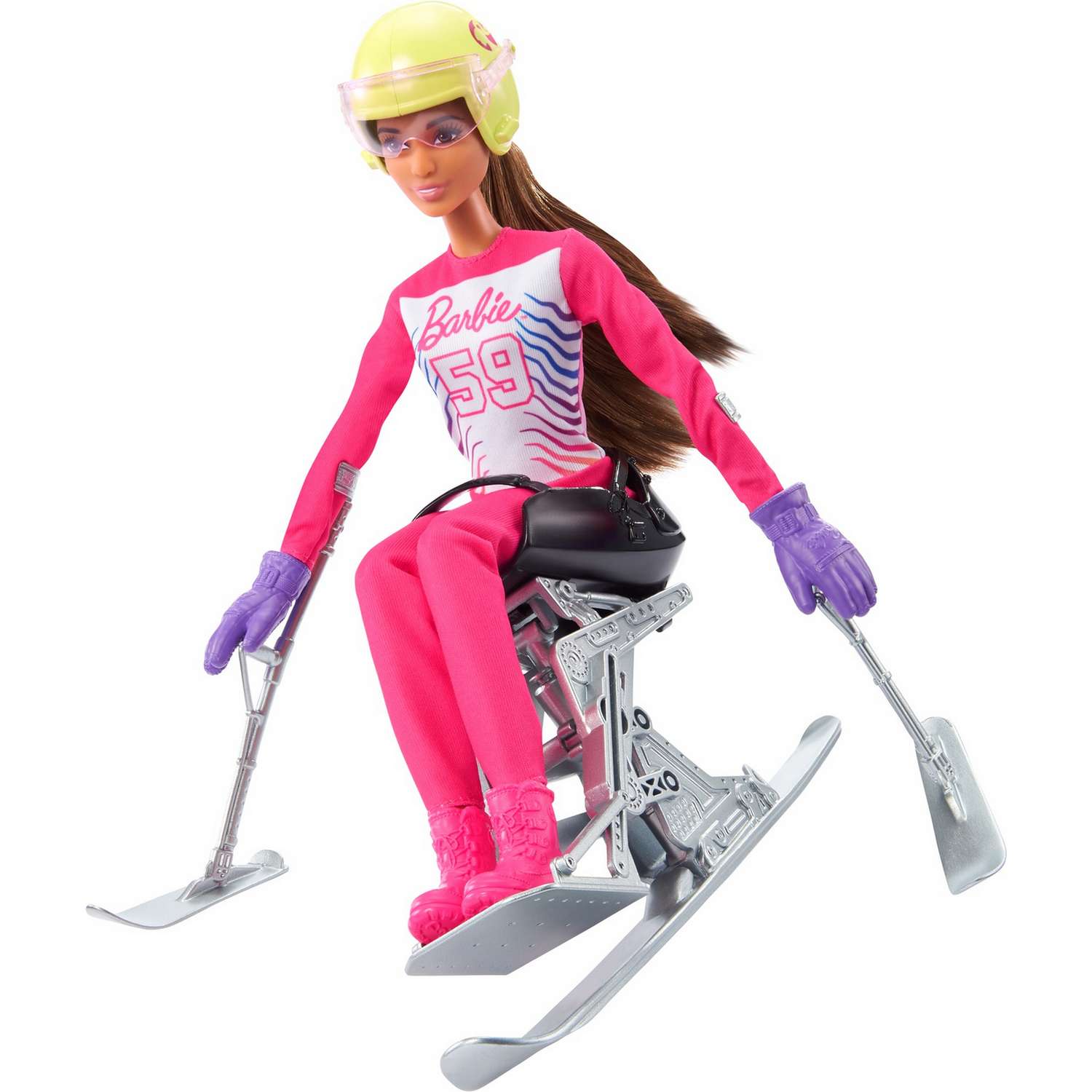 Кукла Barbie Зимние виды спорта Лыжник-паралимпиец HCN33 HCN33 - фото 2