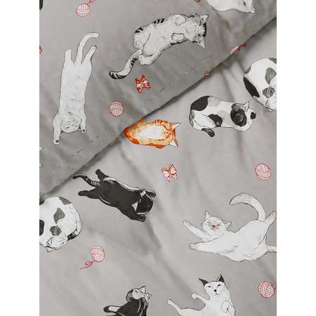 Простыня на резинке Сказка. Kitties 90х200 см