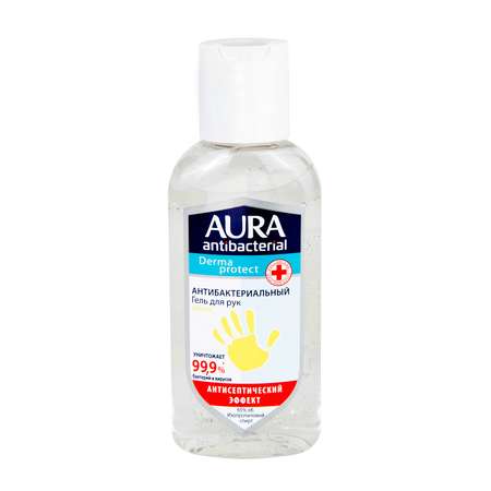 Гель для рук AURA Antibacterial Derma Protect Цитрус 100мл