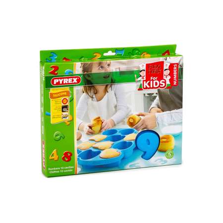 Форма для выпечки фигурная 10 ячеек PYREX Цифры