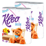 Полотенца бумажные KLEO Decor двухслойные 2 упаковки по 2 рулона