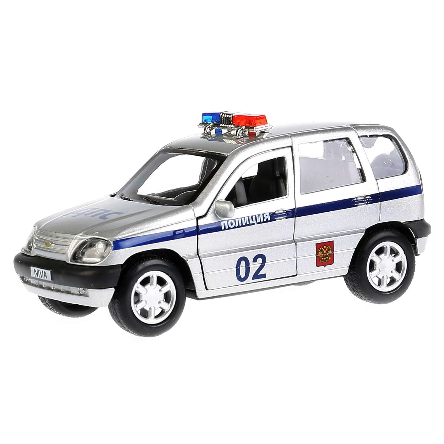 Машина Технопарк Chevrolet Niva Полиция инерционная 249895 249895 - фото 1