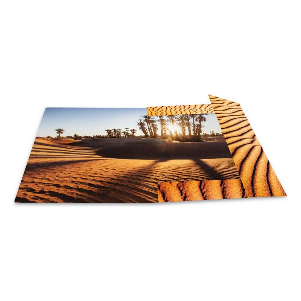 Папка HERMA картон А4 на резинке - Песок - фото 4