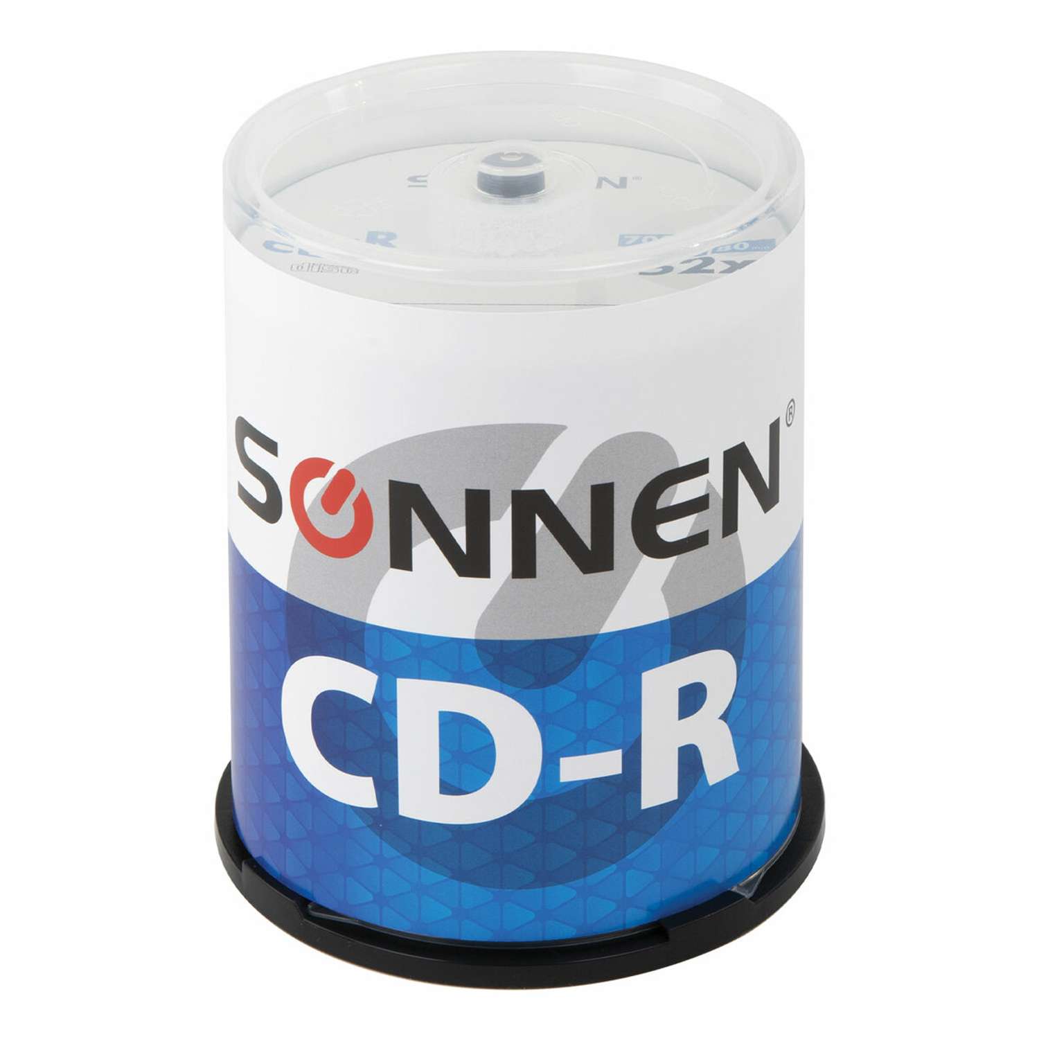 Диск для записи Sonnen CD-R 700Mb 52x Cake 100 шт - фото 1