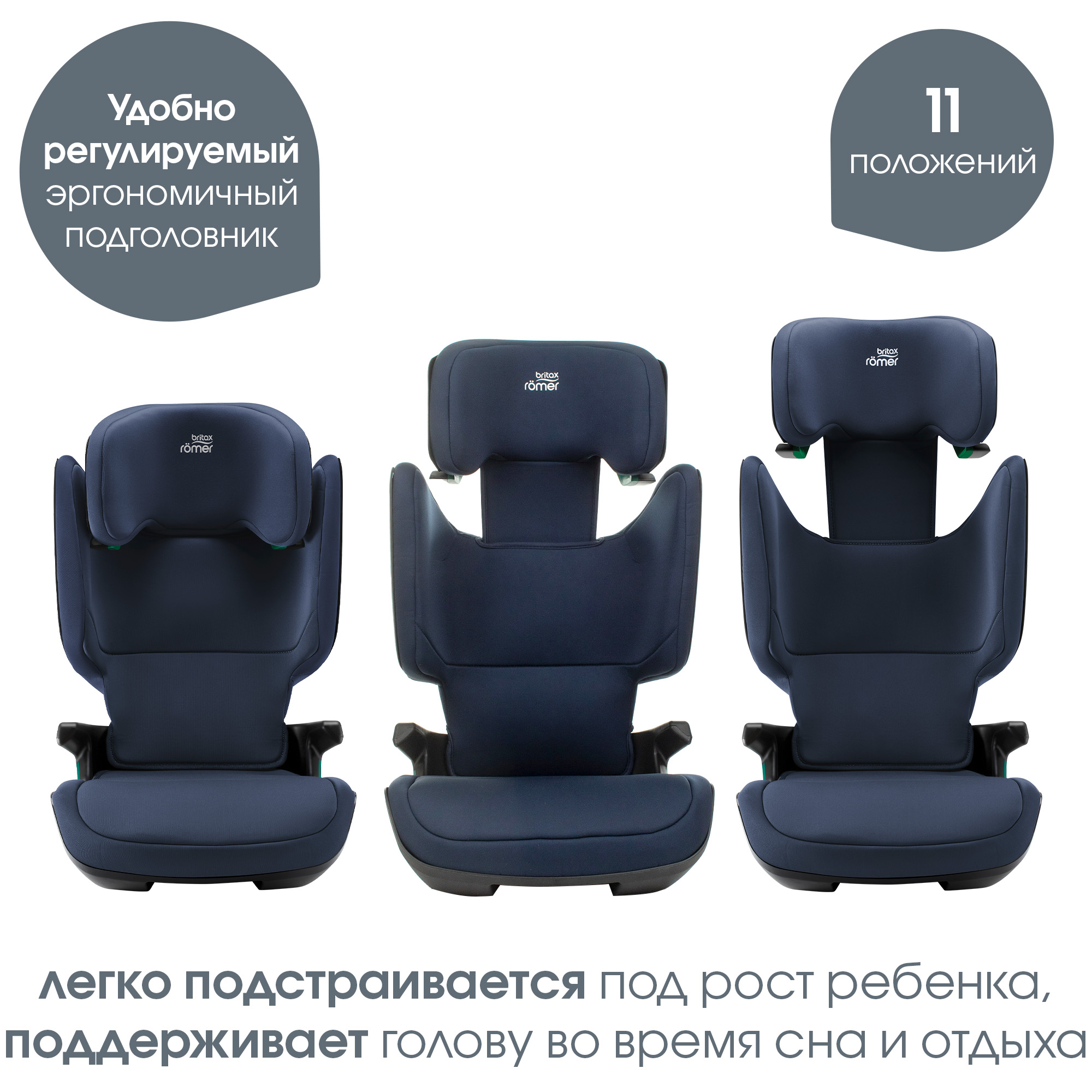 Детское автокресло Britax Roemer KIDFIX M i-Size Moonlight Blue - фото 6