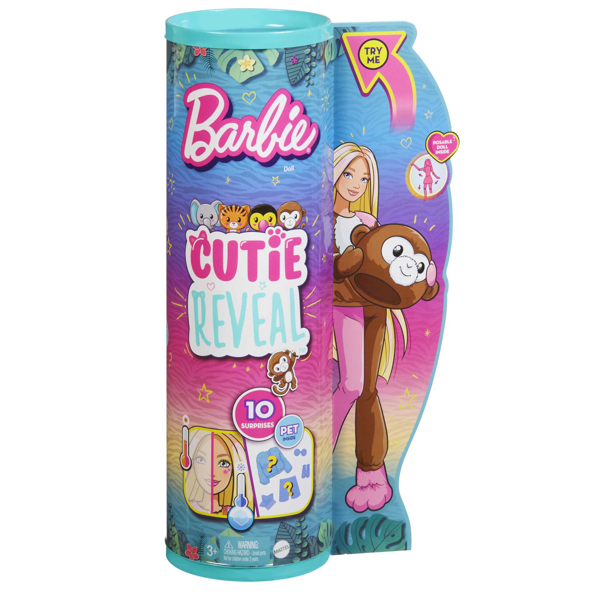 Кукла Barbie Cutie Reveal Обезьяна HKP97 HKP97 - фото 11