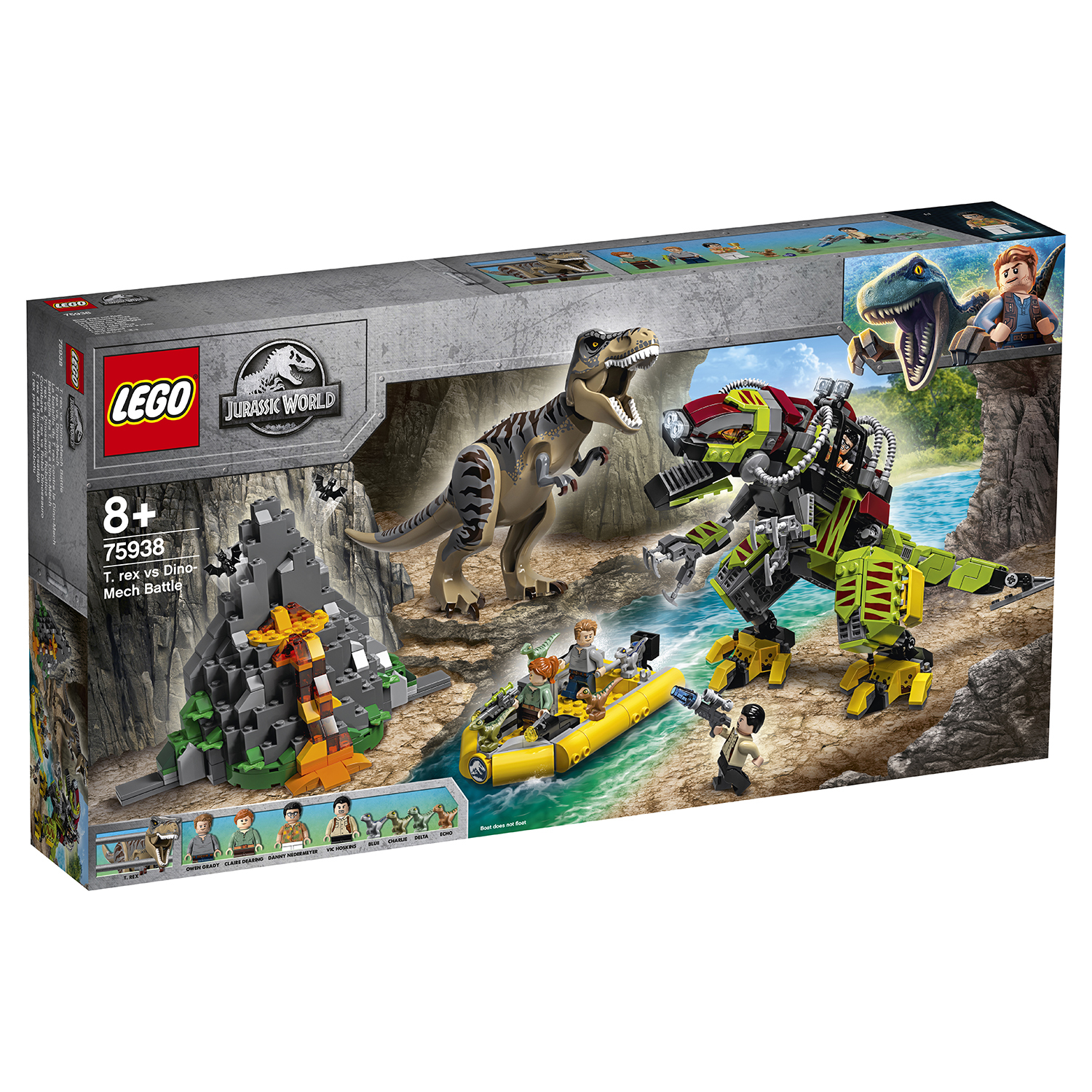 Конструктор LEGO Jurassic World Бой тираннозавра и робота-динозавра 75938  купить по цене 7499 ₽ в интернет-магазине Детский мир