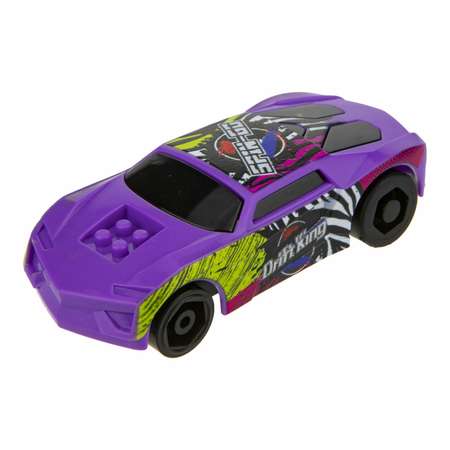 Машинка Трюк-трек 1toy фрикционная фиолетовая