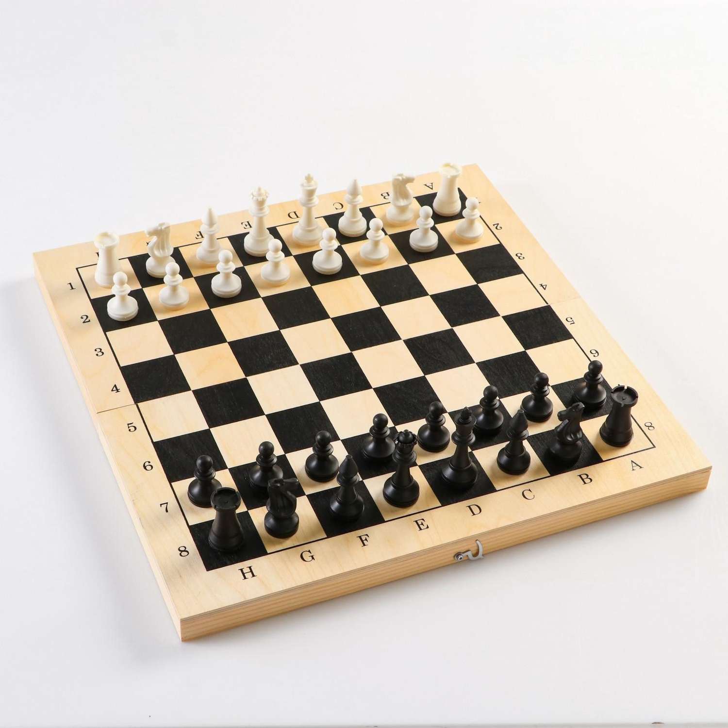 Настольная игра Sima-Land 3 в 1 шахматы шашки нарды деревянная доска 40 х 40 см - фото 1