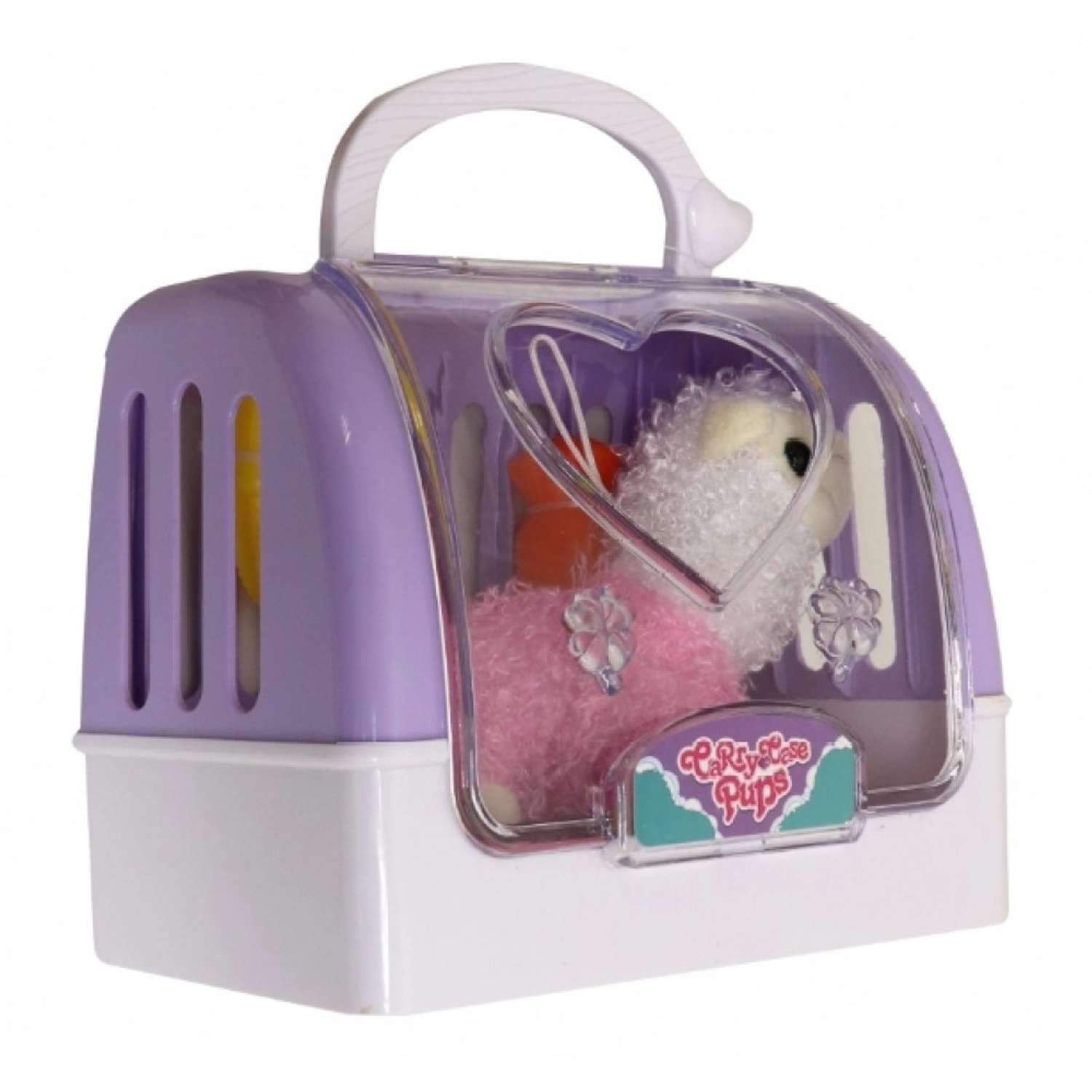 Мягкая игрушка мини EstaBella Альпака с домиком переноской. Розовая. 10 см. - фото 2