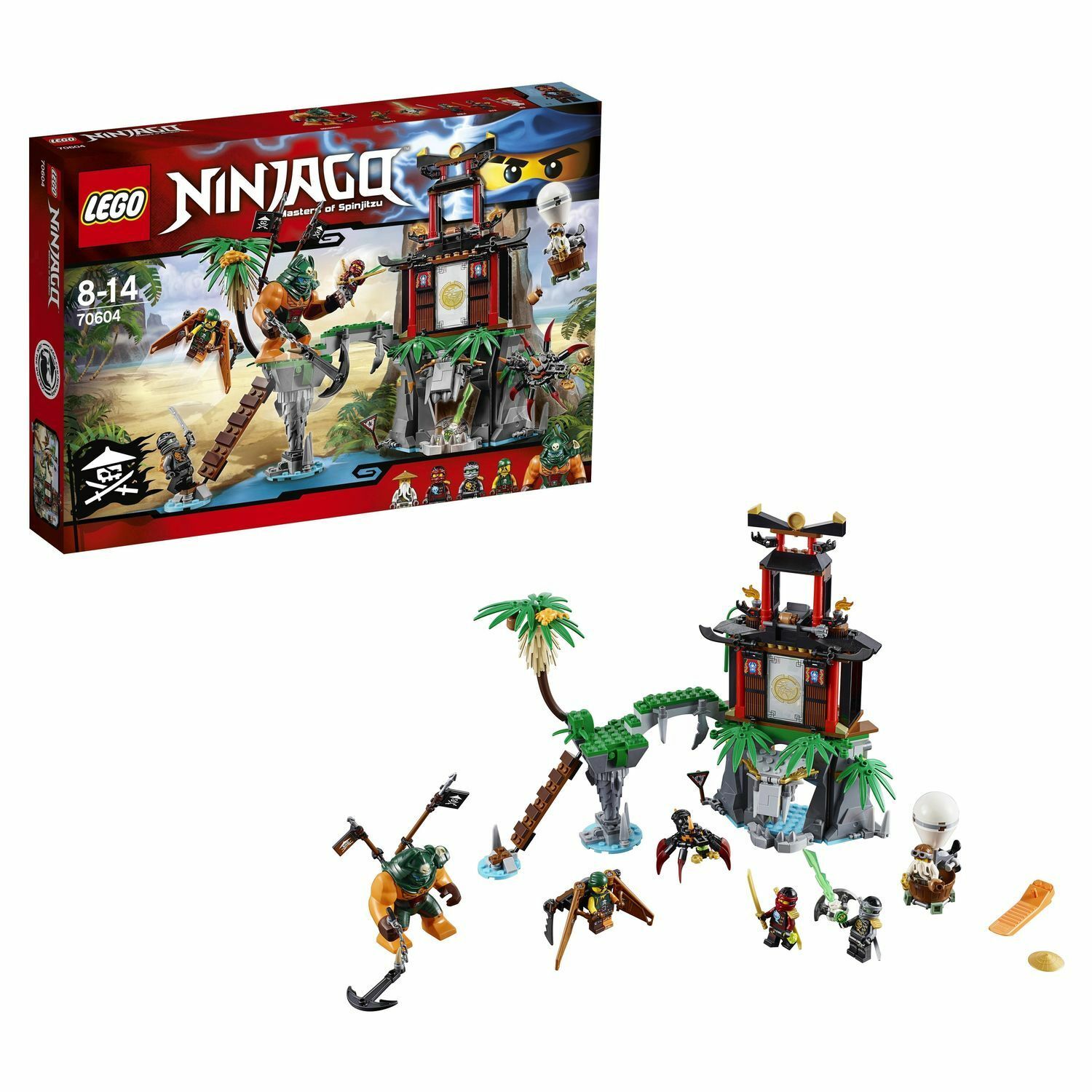 Конструктор LEGO Ninjago Остров тигриных вдов (70604) купить по цене 3619 ₽  в интернет-магазине Детский мир