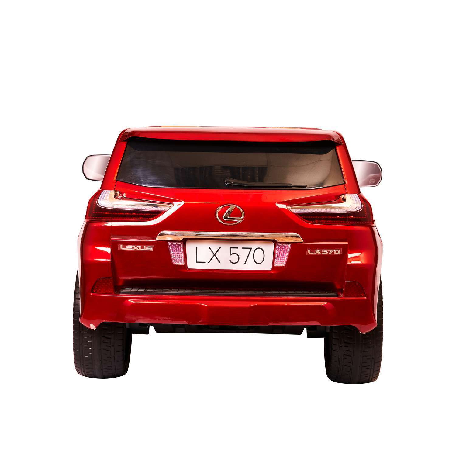 Электромобиль TOYLAND Джип Lexus LX 570 красный - фото 5
