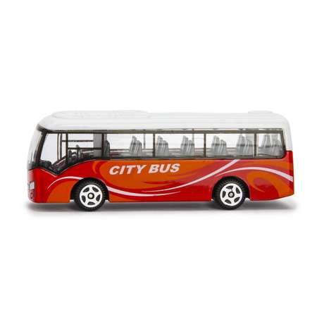 Автобус Автоград металлический «Междугородний» масштаб 1:64 цвет красный