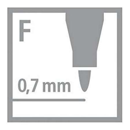 Фломастеры STABILO Trio A-Z 12 цветов трехгранные смываемые 378/1-12-01