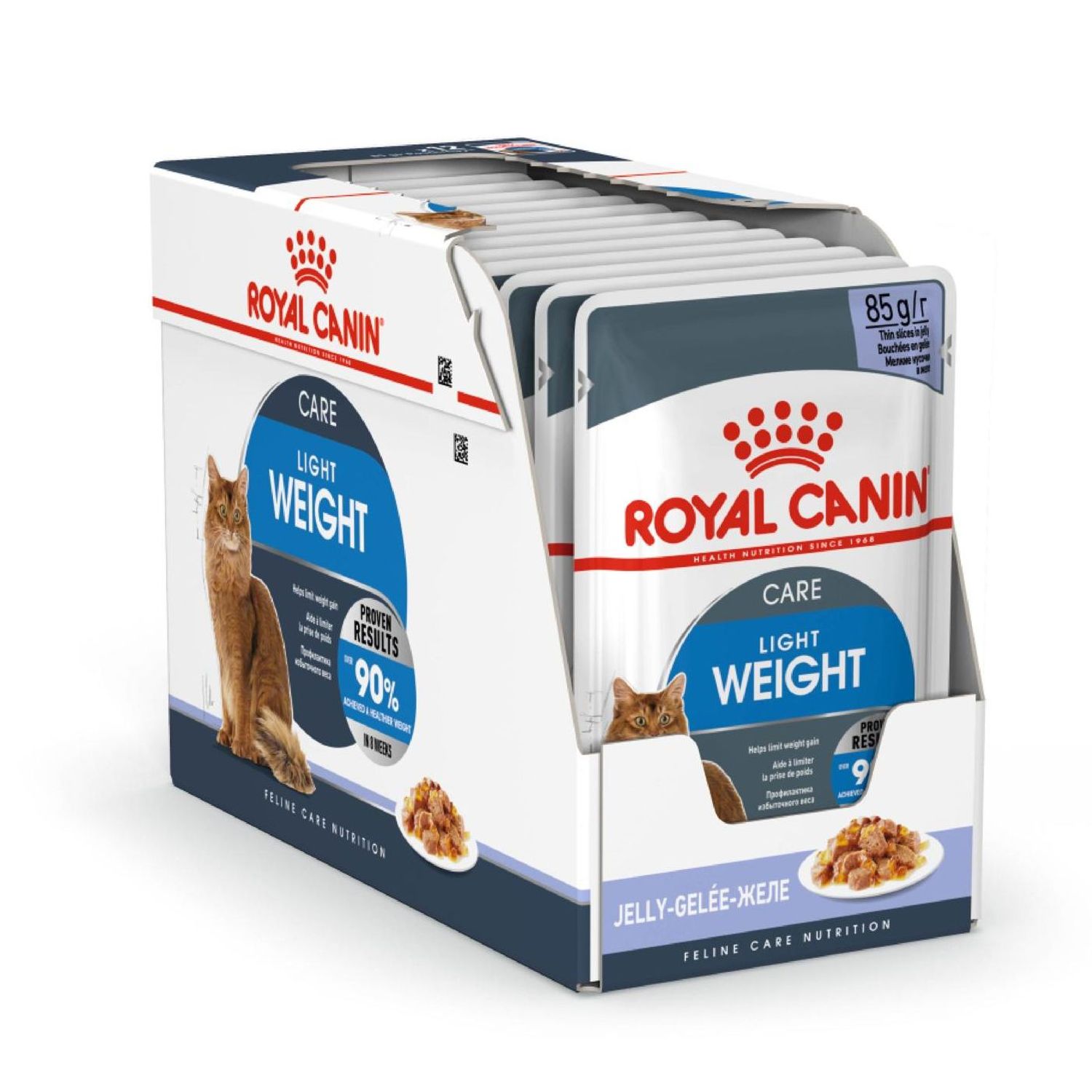 Корм влажный для кошек ROYAL CANIN Ultra light 85г желе склонных к полноте пауч - фото 4