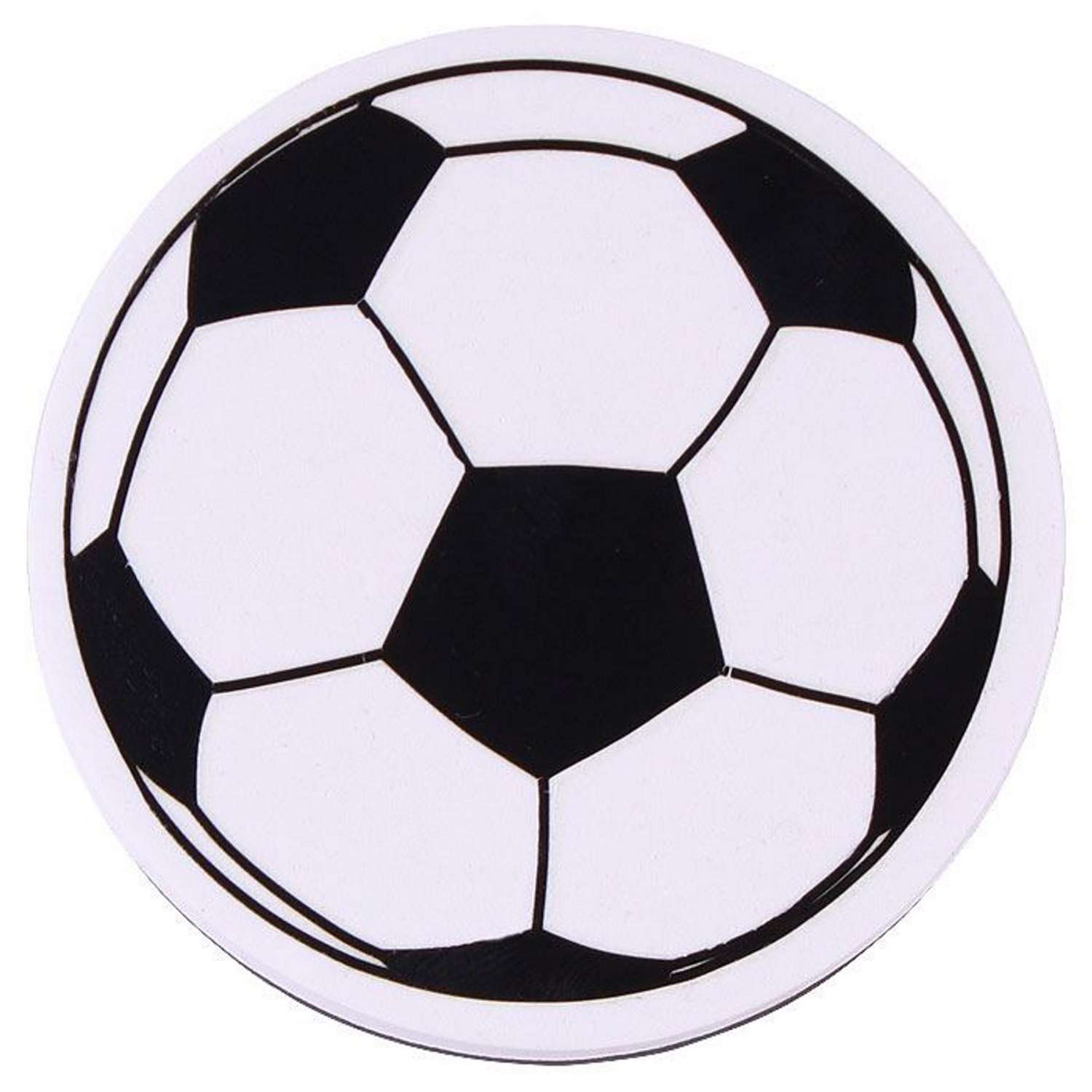 Губка для доски Darvish магнитная пластиковая стиратель маркера Мяч футбольный 8х2 см - фото 1