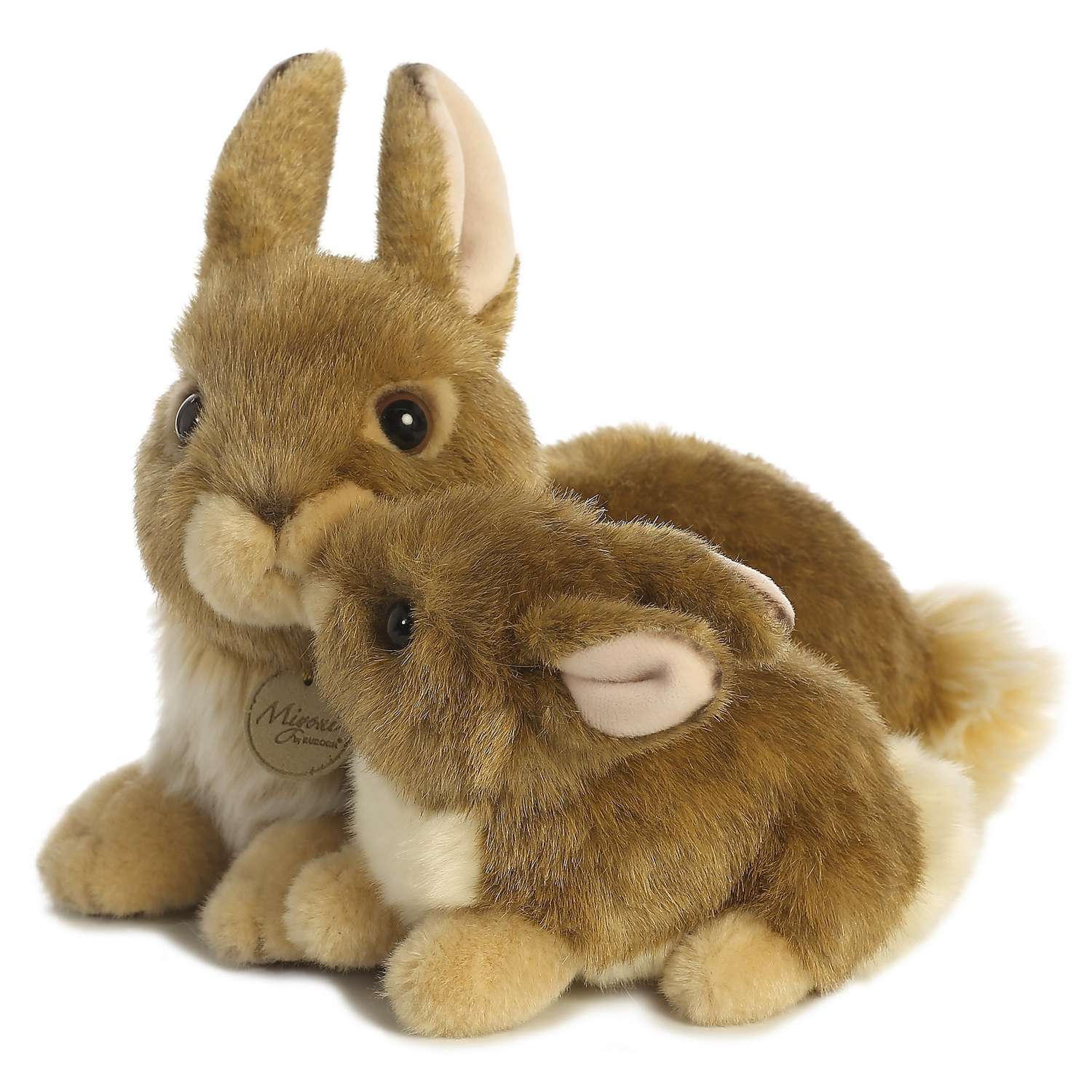 Мягкая игрушка Aurora Крольчиха с крольчонком - фото 3