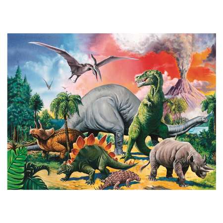 Пазл Ravensburger Среди динозавров XXL (10957) 100 элементов