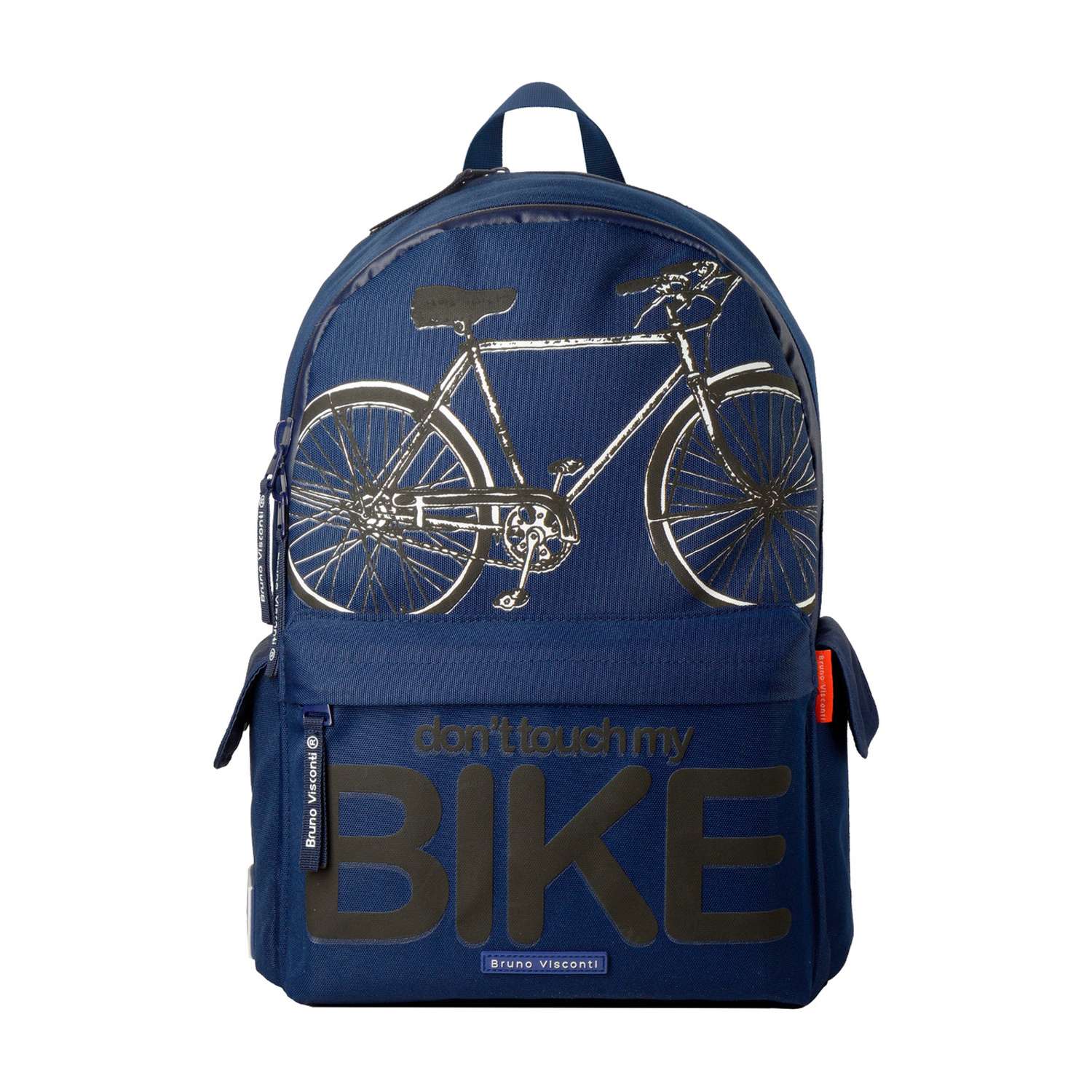 Рюкзак школьный Bruno Visconti молодежный синий Bike - фото 1