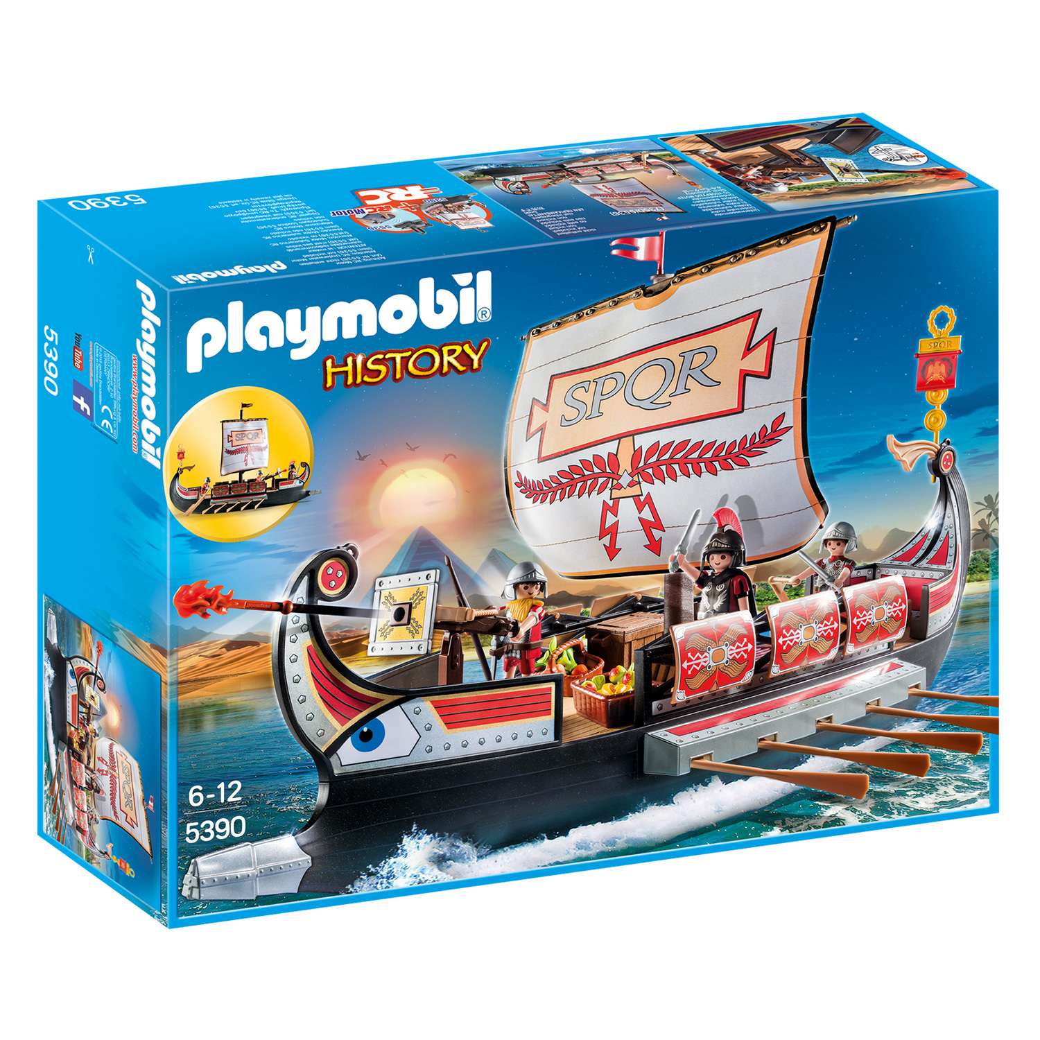 Конструктор Playmobil Корабль римских воинов - фото 3