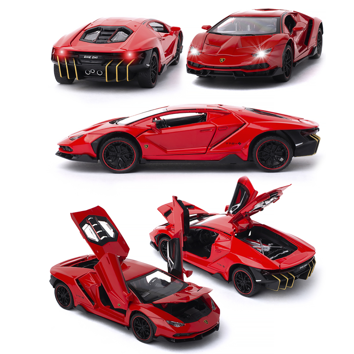 Автомобиль Che Zhi Lamborghini 1:24 CZ25r - фото 5