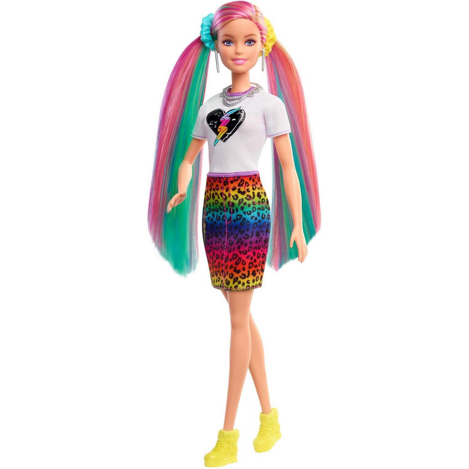 Кукла Barbie с разноцветными волосами GRN81 GRN81 - фото 6