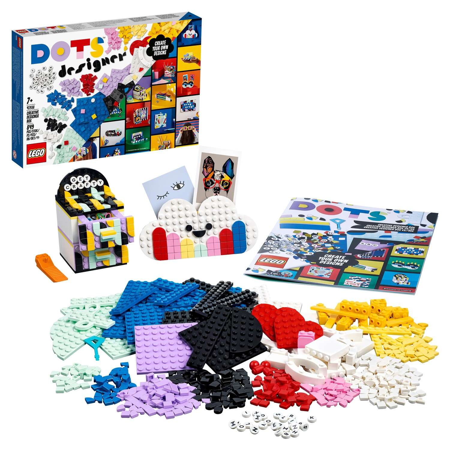 Конструктор LEGO DOTS Творческий набор для дизайнера 41938 - фото 1
