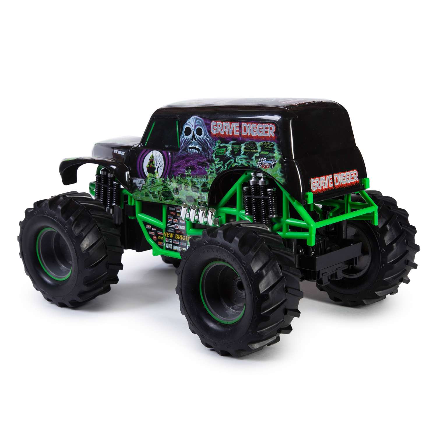 Машина р/у New Bright Monster Jam Grave Digger 1:15 - фото 4