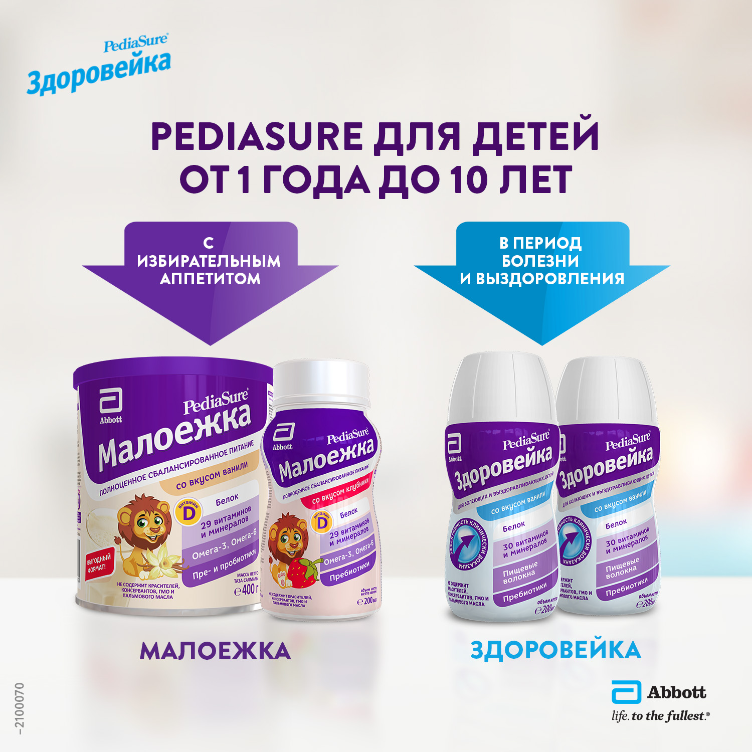 Питание PediaSure Здоровейка в период болезни 200мл с 12месяцев - фото 8