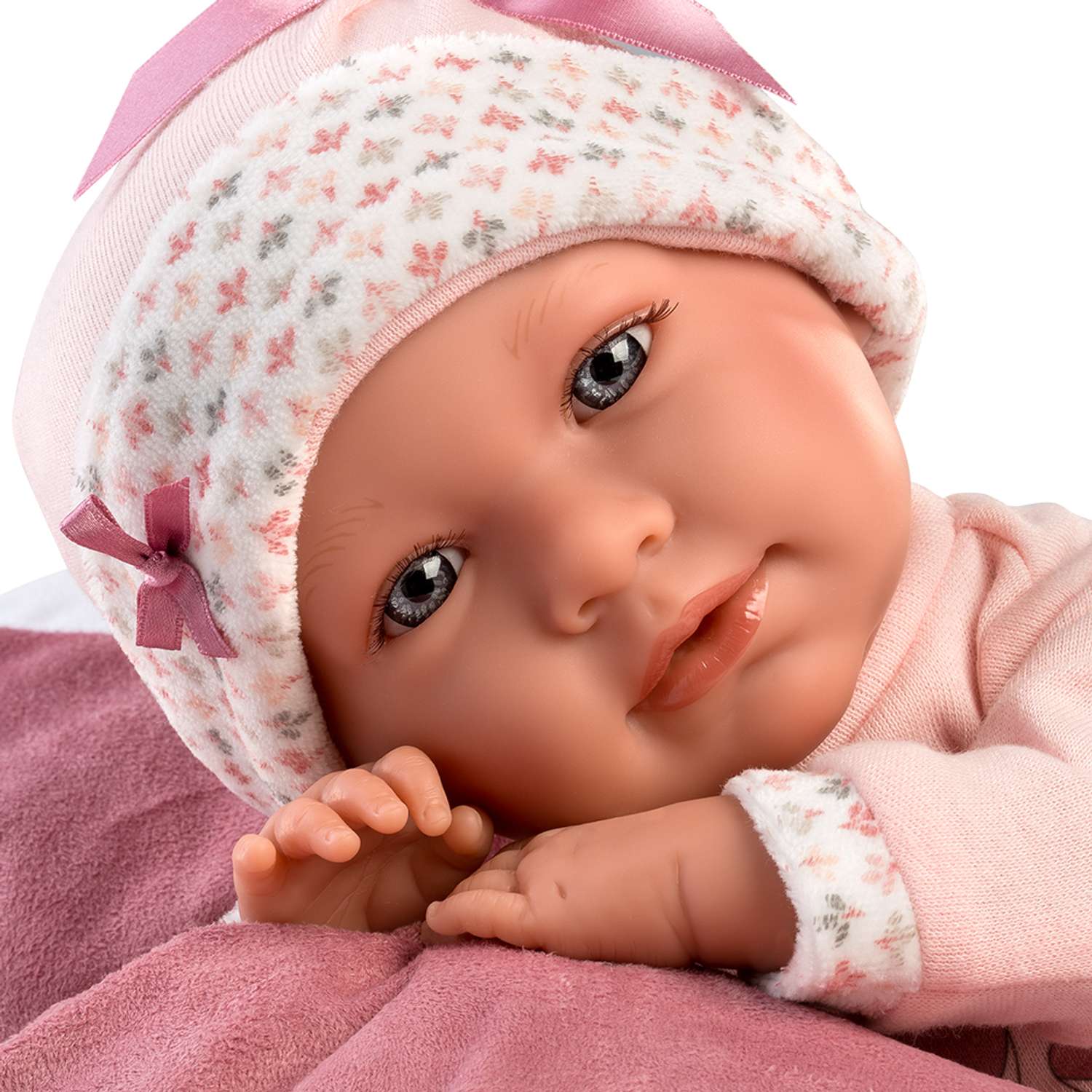 Кукла LLORENS младенец Мими 42 см с переноской со звуком L 74014 - фото 3