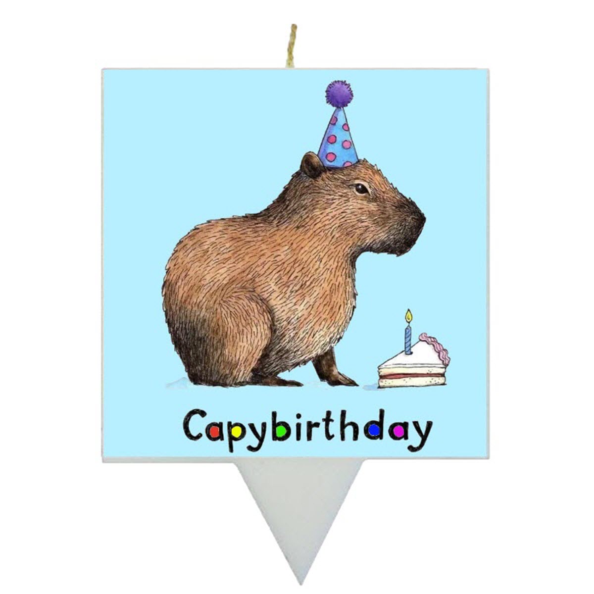 Свеча для торта SIMPARTY Капибара Capybirthday - фото 1